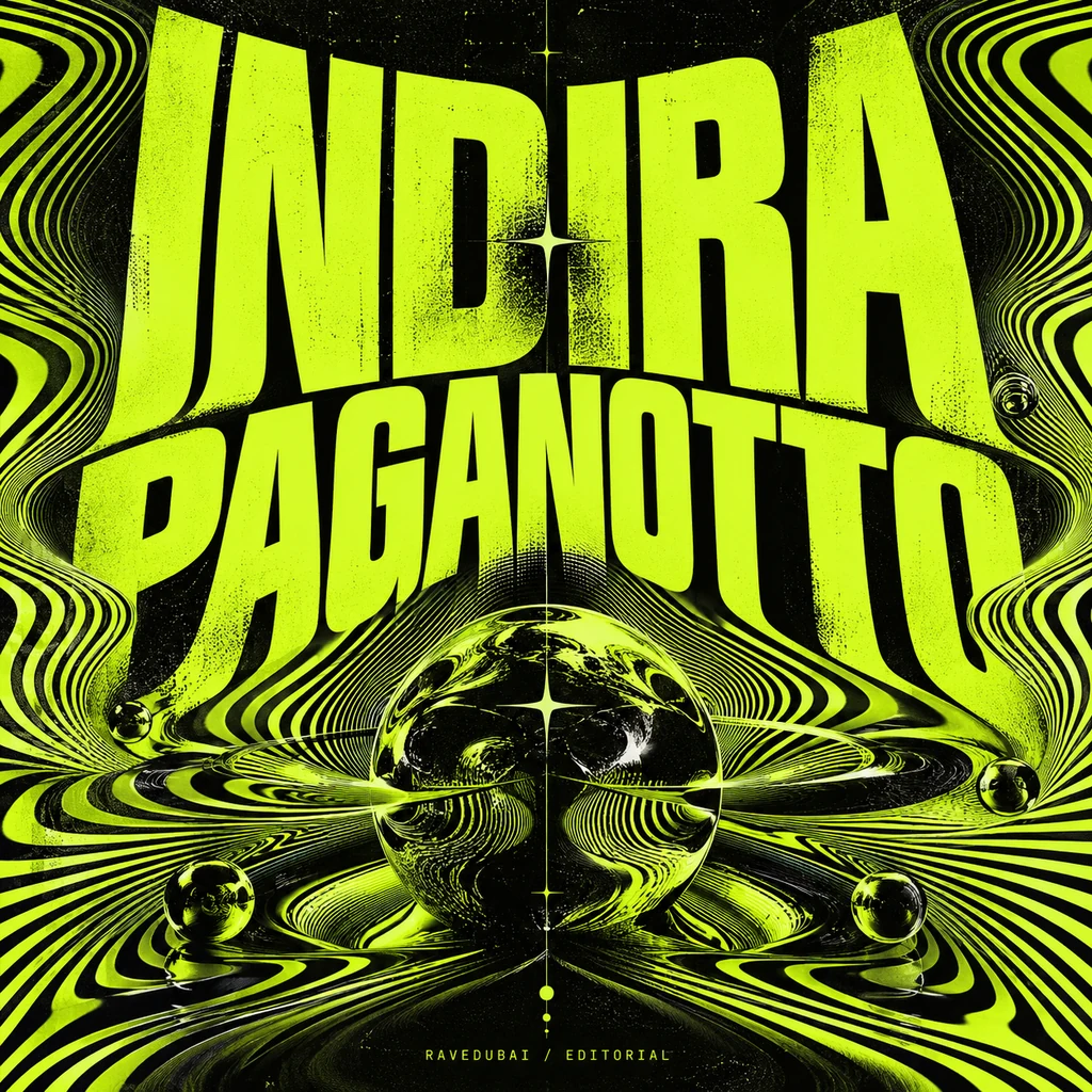 Editorial artwork for Indira Paganotto by RaveDubai