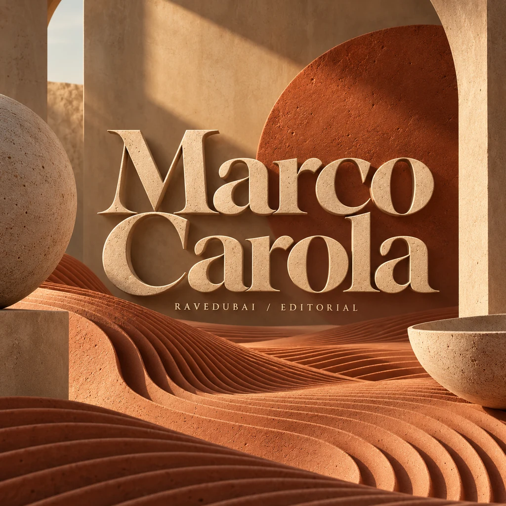 Editorial artwork for Marco Carola by RaveDubai