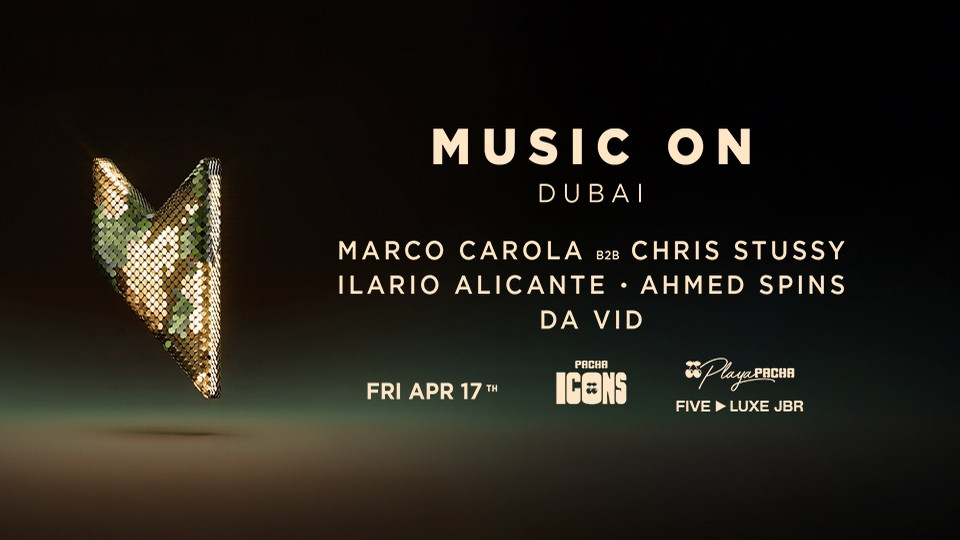 Marco Carola presents Music On | Pacha ICONS — FIVE LUXE JBR, JBR