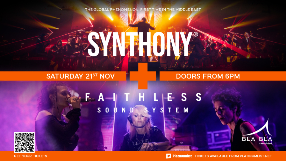 Synthony x Faithless Live in Dubai — Bla Bla, JBR, JBR