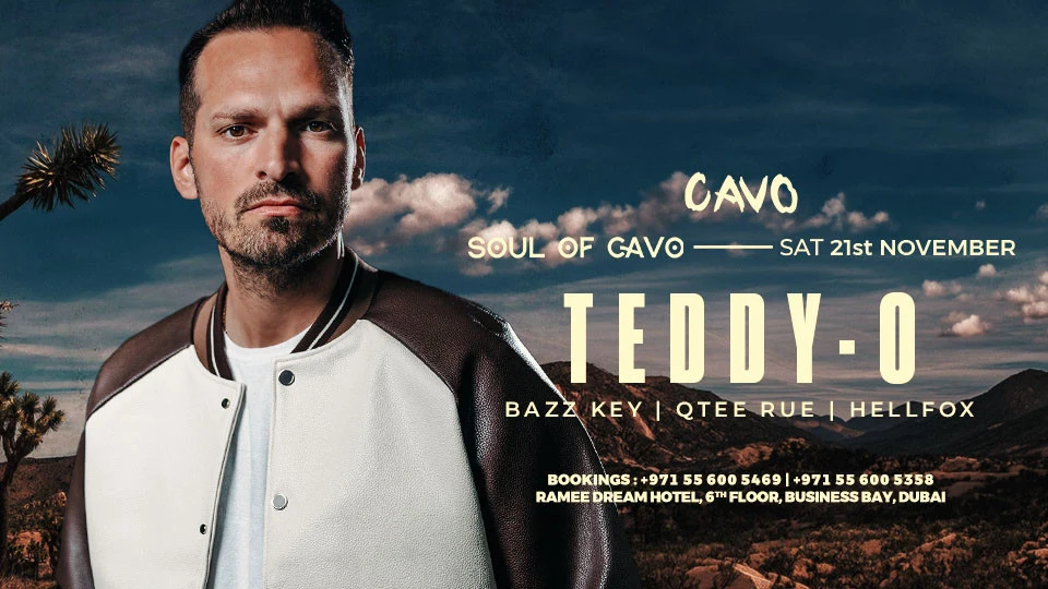 Soul of Cavo featuring Teddy-O live in Dubai at Cavo Dubai, Business Bay