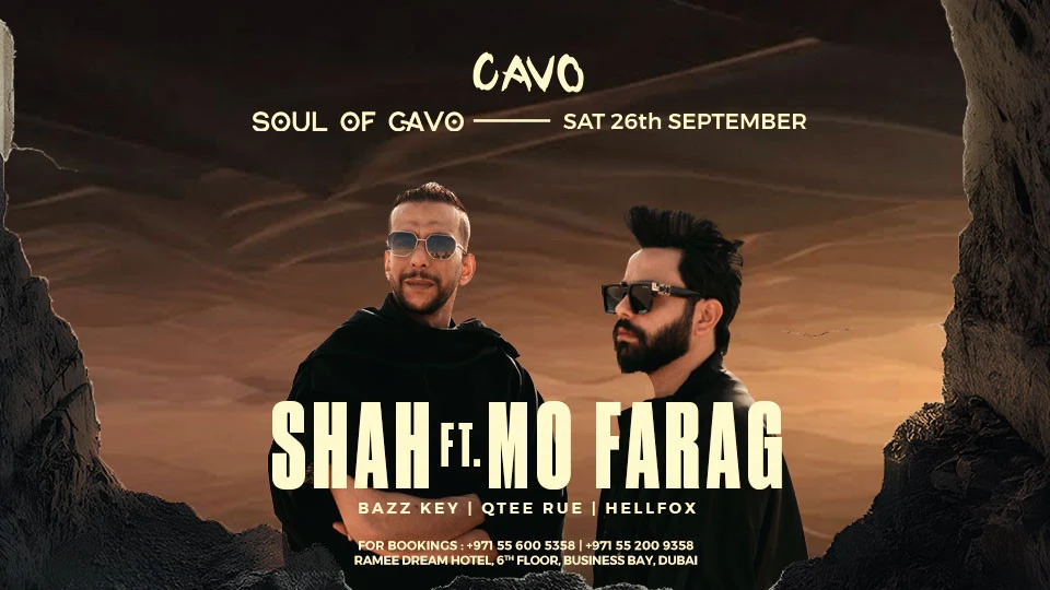 Soul of Cavo presents Shah Ft. Mo Farag in Dubai at Cavo Dubai, Business Bay