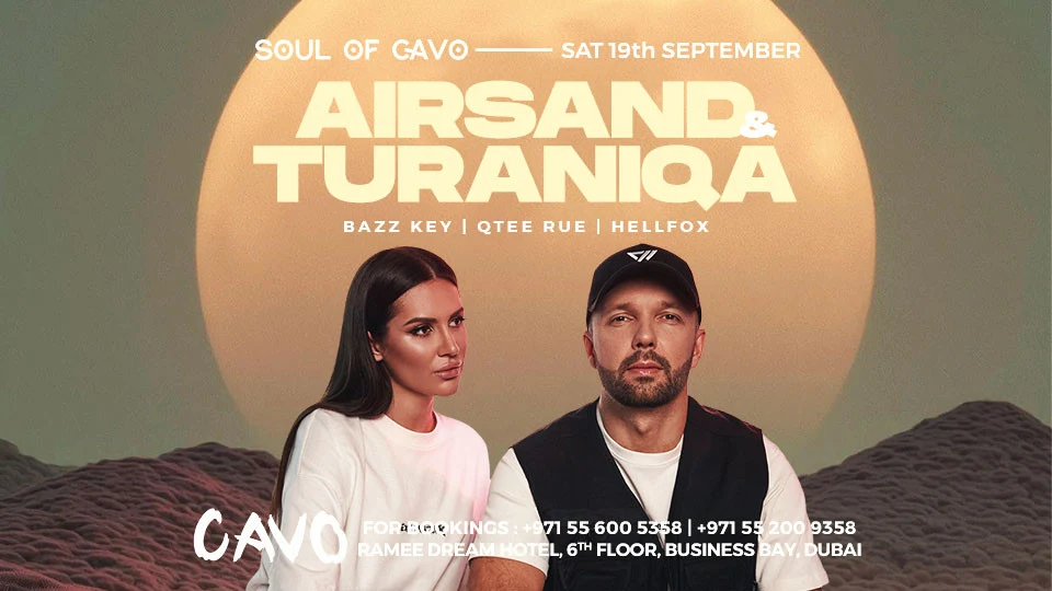 Soul of Cavo Presents Airsand & Turaniqa at Cavo in Dubai at Cavo Dubai, Business Bay